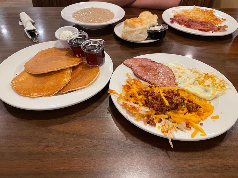 farmer breakfast order from bob evans