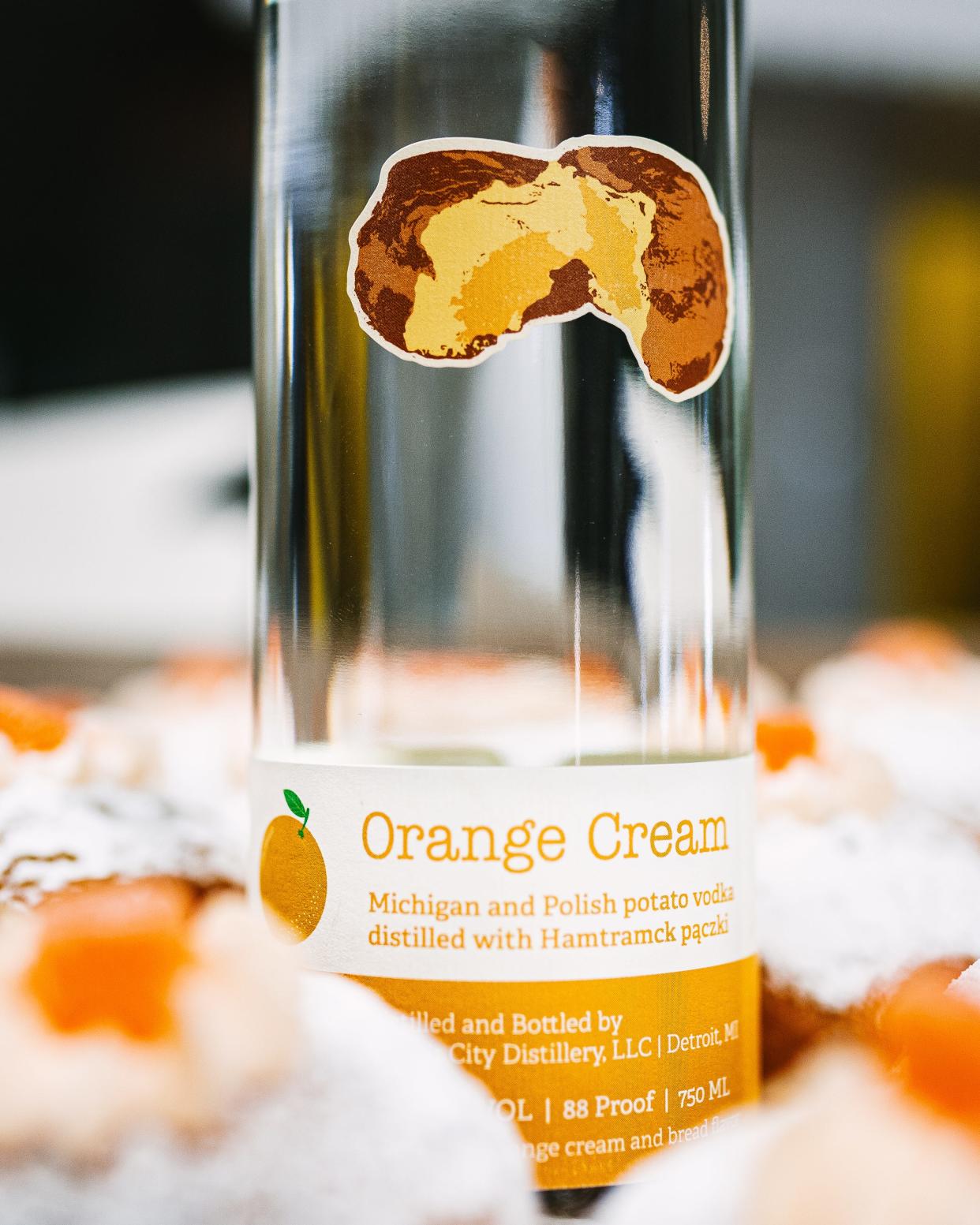 Orange Cream Paczki Vodka is a new flavor this year from Detroit City Distillery