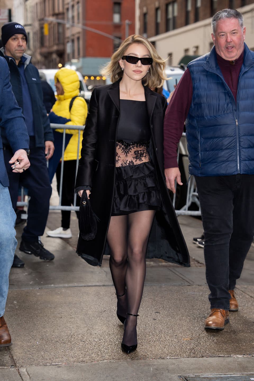 new york, new york march 20 sydney sweeney is seen in upper east side on march 20, 2024 in new york city photo by gothamgc images