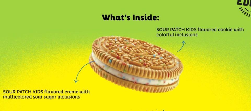 The Oreo Sour Patch Kid cookies will hit shelves May 6. Oreo