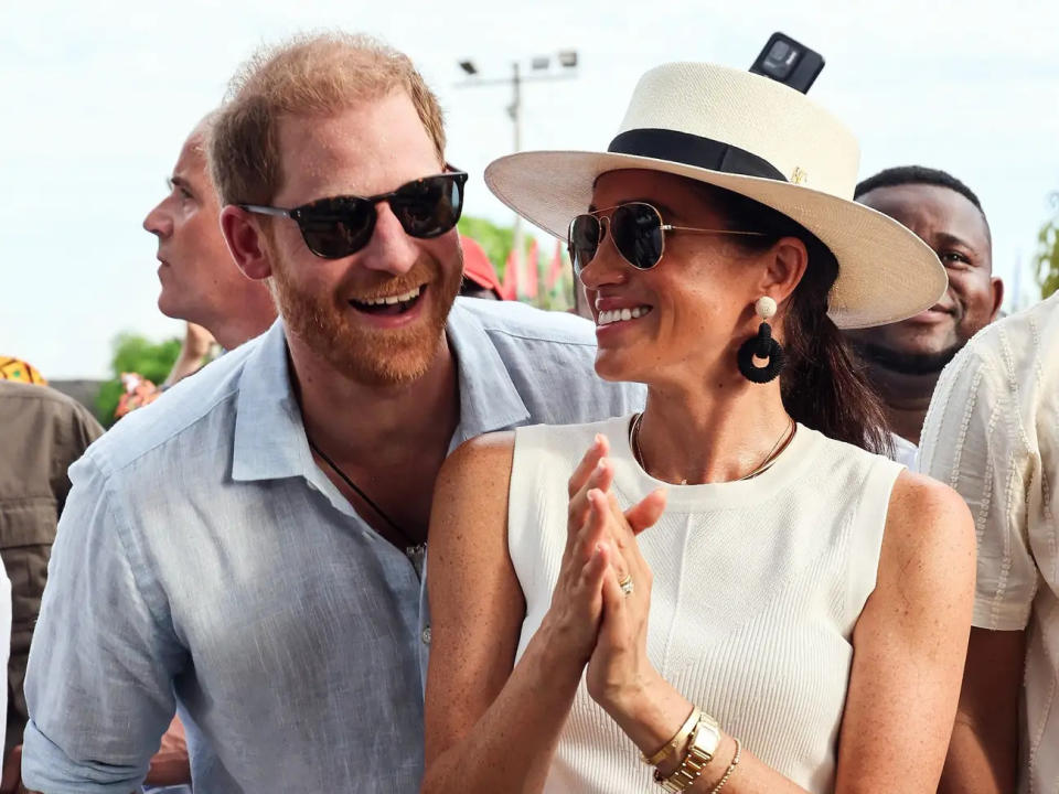 Prinz Harry und Meghan Markle in Kolumbien im August 2024. - Copyright: Eric Charbonneau/Archewell Foundation via Getty Images