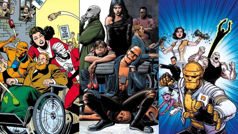 DC's outcast and freaks, the Doom Patrol, from the Silver Age to the Modern Age.