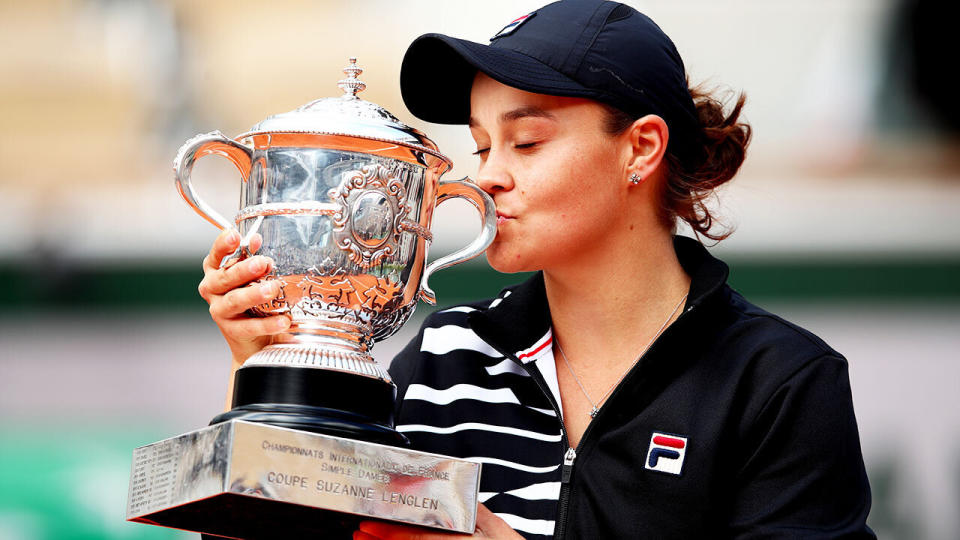 Ash Barty's win exposed an embarrassing French Open trophy blunder. 