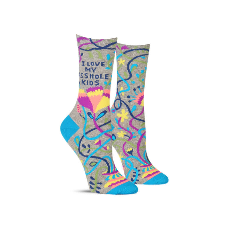 <p><a href="https://goodlyshop.com/products/womens-blue-q-i-love-my-asshole-kids-crew-socks?variant=41330976751812" rel="nofollow noopener" target="_blank" data-ylk="slk:Shop Now;elm:context_link;itc:0;sec:content-canvas" class="link ">Shop Now</a></p><p>I Love My A*shole Kids Socks</p><p>goodlyshop.com</p><p>$14.00</p>