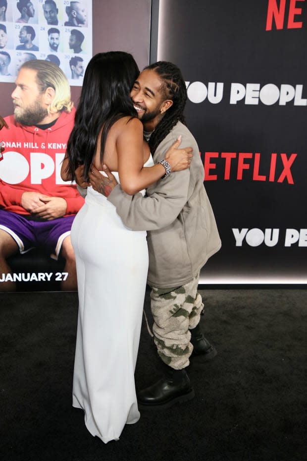 LOS ANGELES, CALIFORNIA - JANUARY 17: Nia Long and Omarion attend the Los Angeles premiere of Netflix's "You People" at Regency Village Theatre on <a href="https://parade.com/living/january-holidays-observances" rel="nofollow noopener" target="_blank" data-ylk="slk:January;elm:context_link;itc:0;sec:content-canvas" class="link ">January</a> 17, 2023 in Los Angeles, California. (Photo by Robin L Marshall/WireImage)<p><a href="https://www.gettyimages.com/detail/1457484735" rel="nofollow noopener" target="_blank" data-ylk="slk:Robin L Marshall/Getty Images;elm:context_link;itc:0;sec:content-canvas" class="link ">Robin L Marshall/Getty Images</a></p>