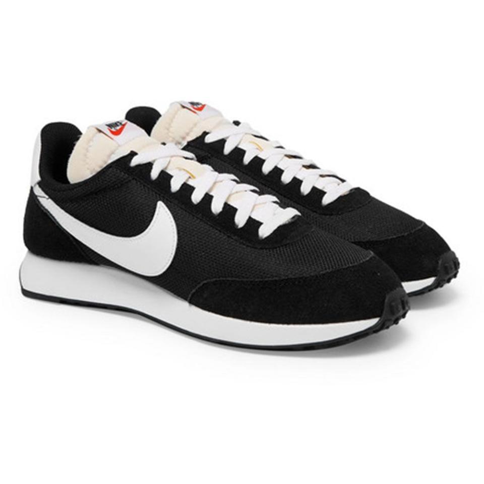 3) Nike Air Tailwind 79 Mesh, Suede, and Leather Sneakers