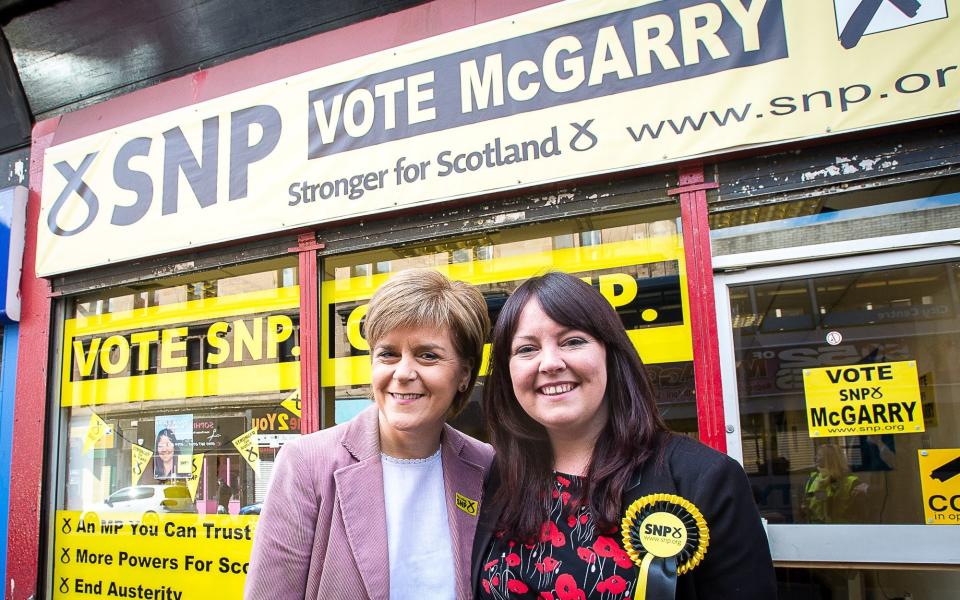 Nicola Sturgeon and Natalie McGarry - Wullie Marr/Deadline News