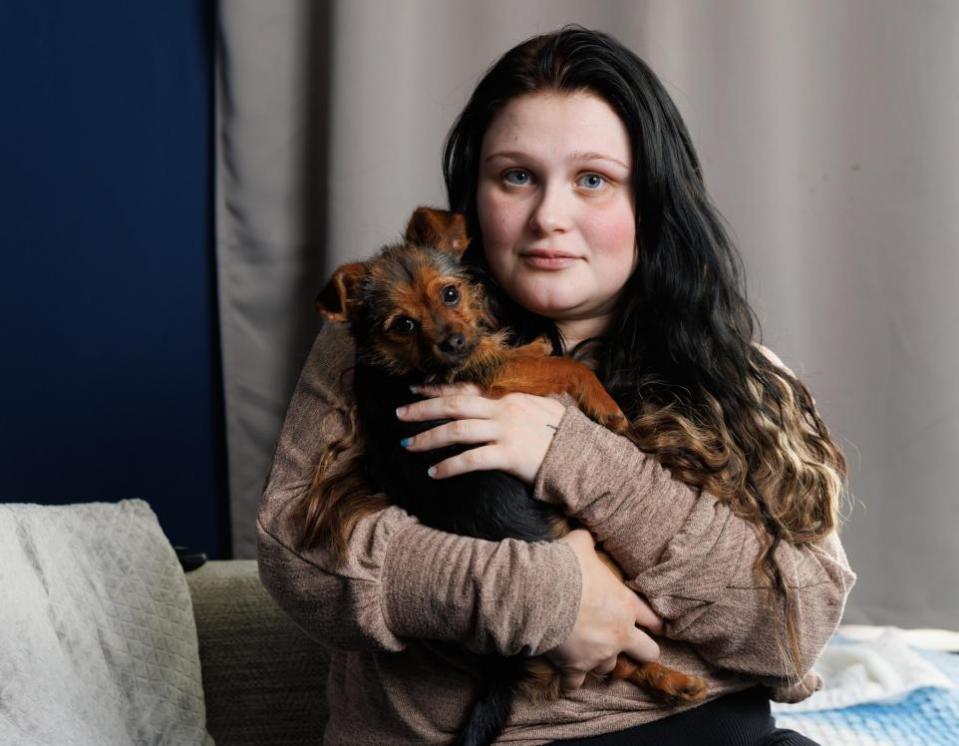 Glasgow Times: Jemma with her dog Coco