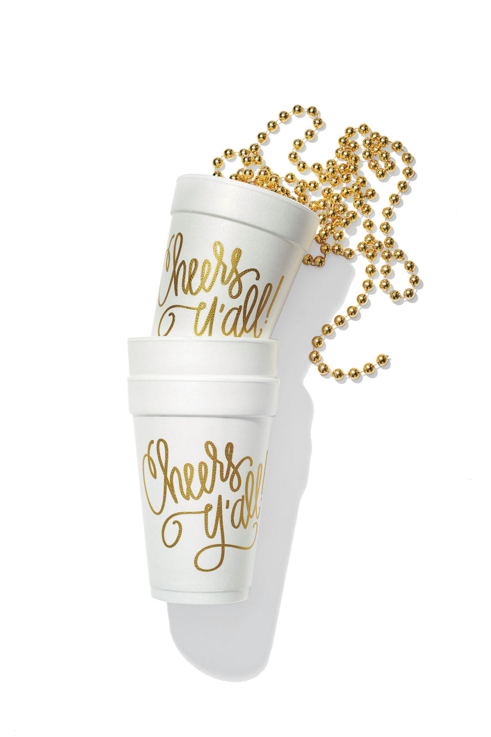 Natalie Chang Studio “Cheers Y’all” Foam Cups