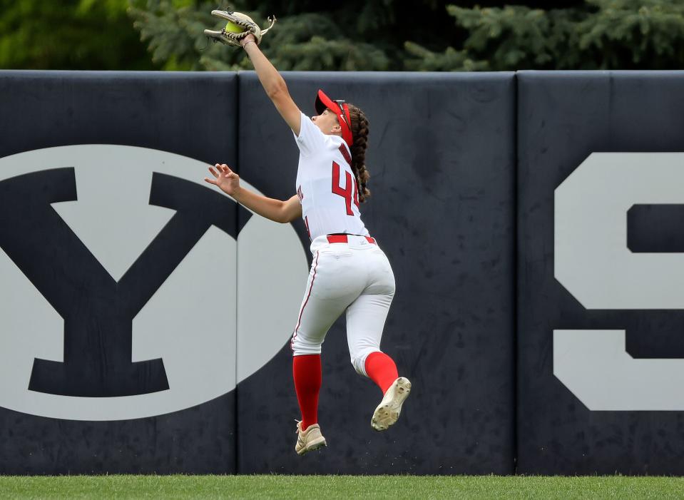 Spanish Fork plays Bountiful in the 5A softball championship game at the Miller Park Complex in Provo on Friday, May 26, 2023. Spanish Fork won 8-4. | Kristin Murphy, Deseret News