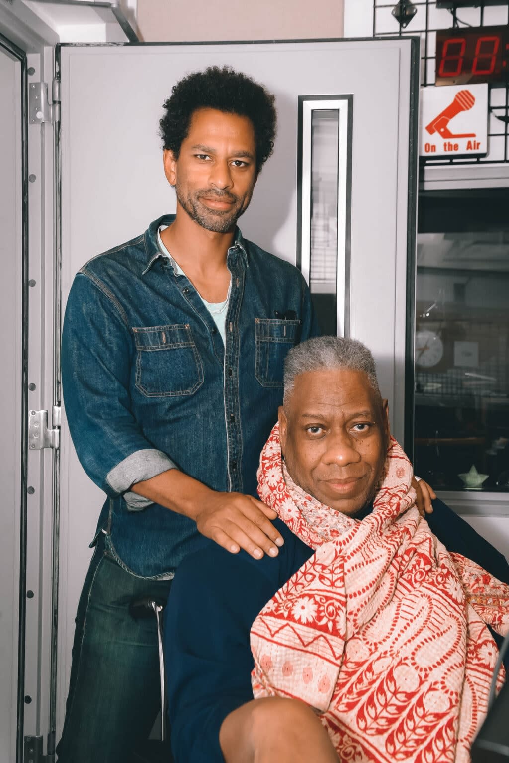 Me and André Leon Talley (Chuck Marcus)