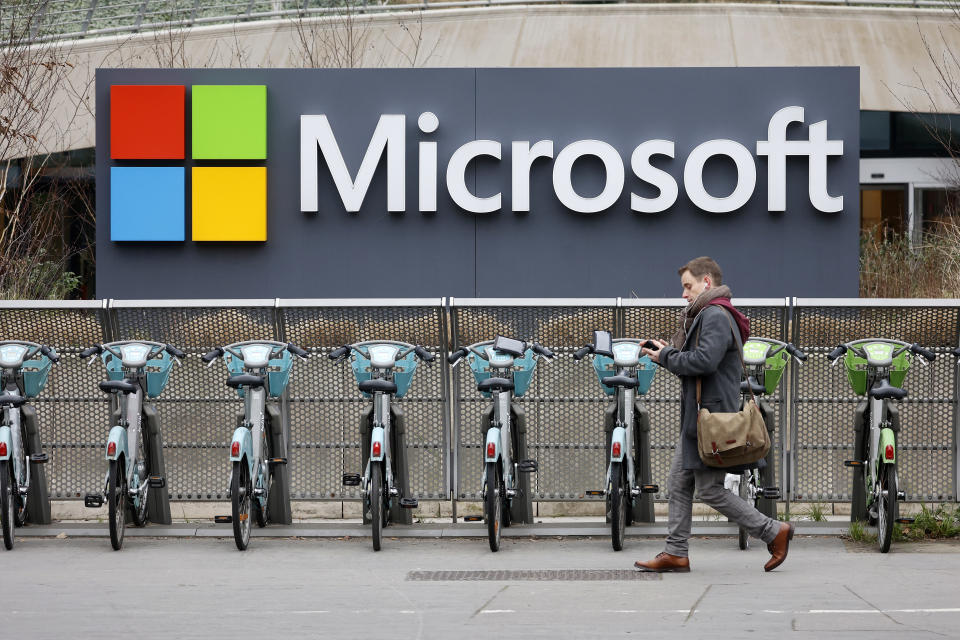 Oficinas de Microsoft en Francia. (Photo by Chesnot/Getty Images)