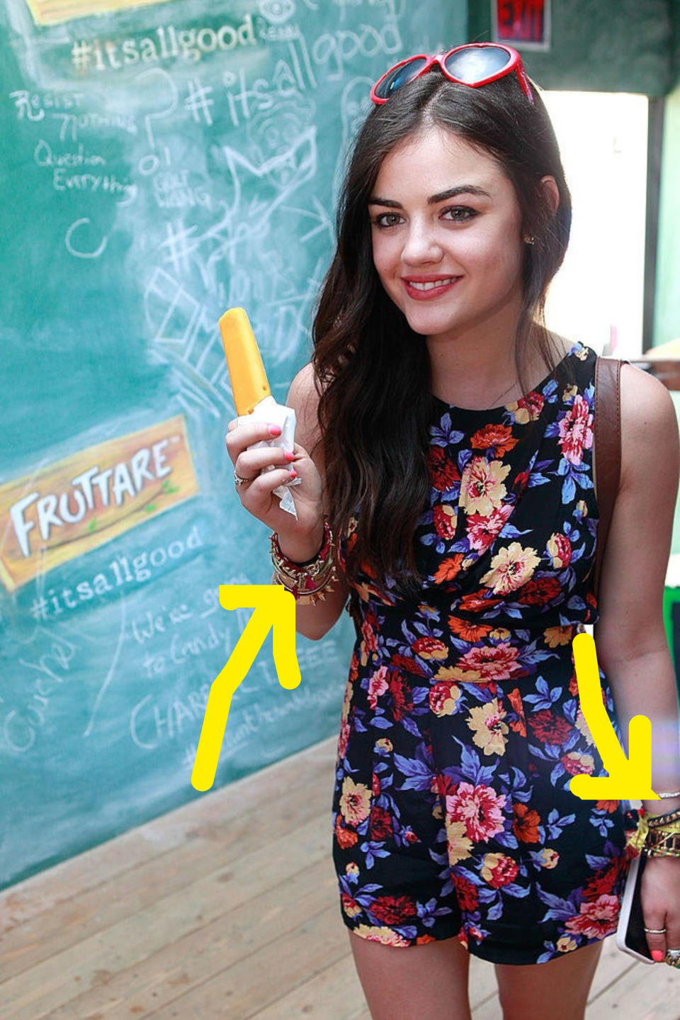 Closeup of Lucy Hale