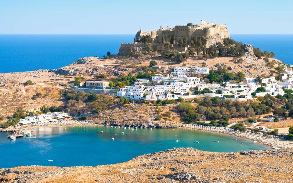 Acropolis, Lindos, Rhodes island, Greece