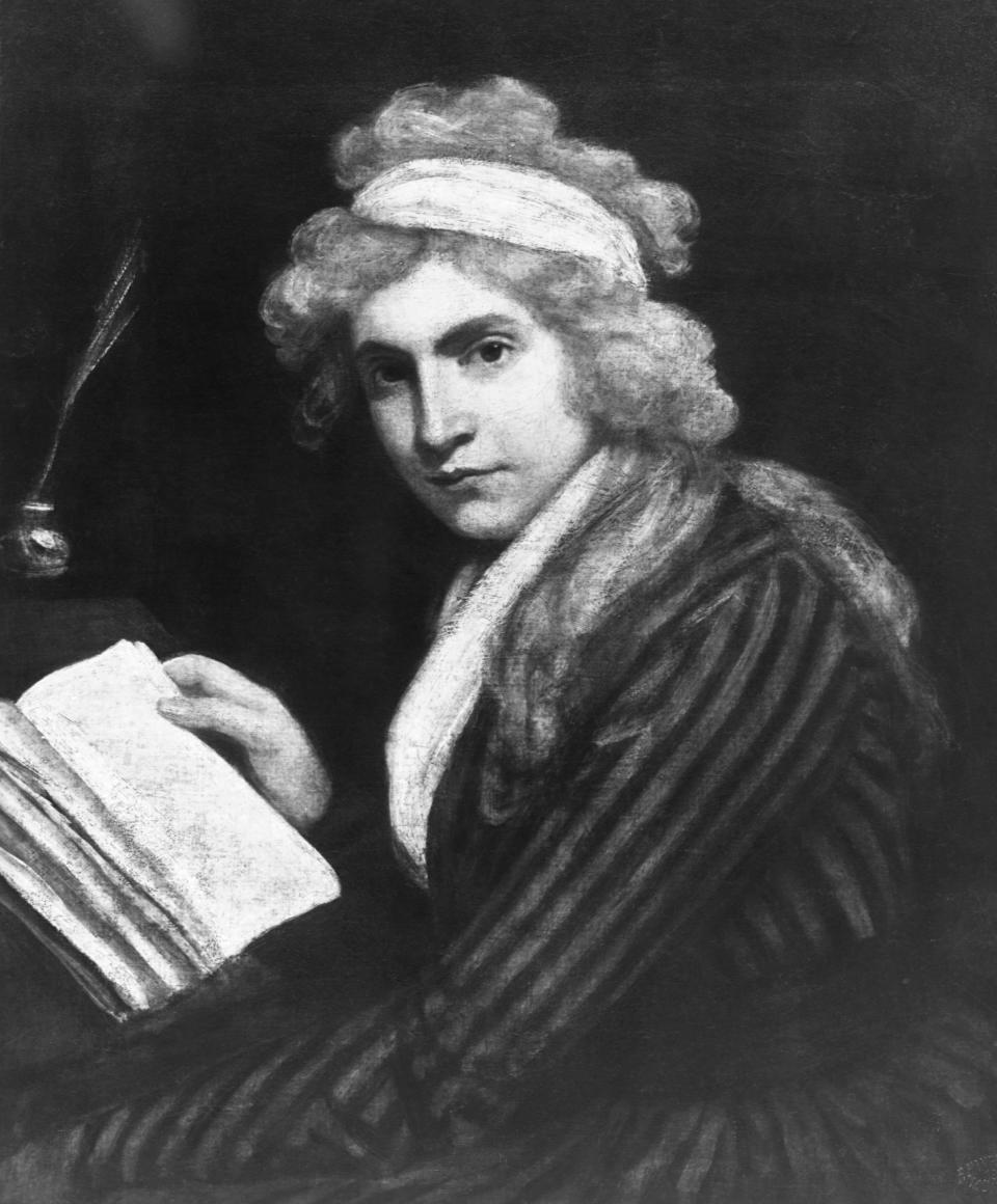 Mary Wollstonecraft was an English author, best known for her "Vindication of the Rights of Woman," written in 1792, which was an influential attack on conventions. (Photo: © CORBIS/Corbis via Getty Images)