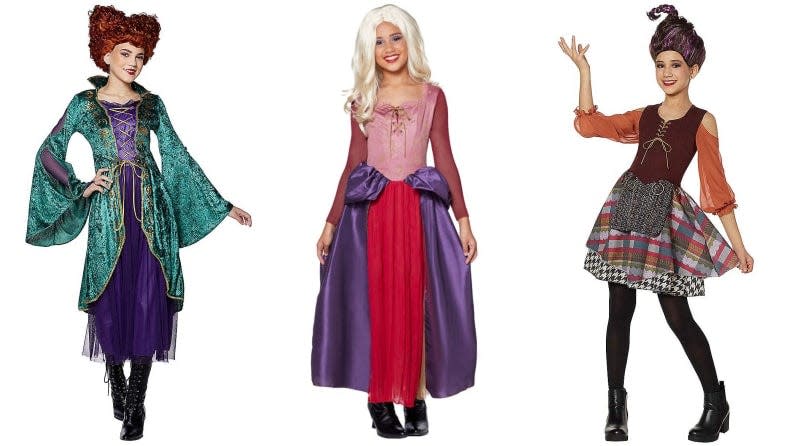 They can't go wrong dressed as the Sanderson sisters from Hocus Pocus.