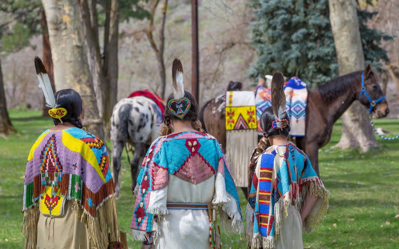The Chief Joseph Foundation was established on the Nez Perce reservation of Idaho in 1991 to promote Nez Perce cultural preservation, community pride, and community healing through activities primarily centered around the Appaloosa horse. The Appaloosa horse and the Nez Perce people have cultural and emotional bonds that have historical prominence and significance. (photo/AINTA)