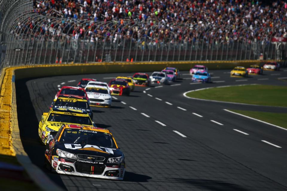 The fall race at Charlotte is now scheduled for Sunday for the first time since 2002. (Getty)