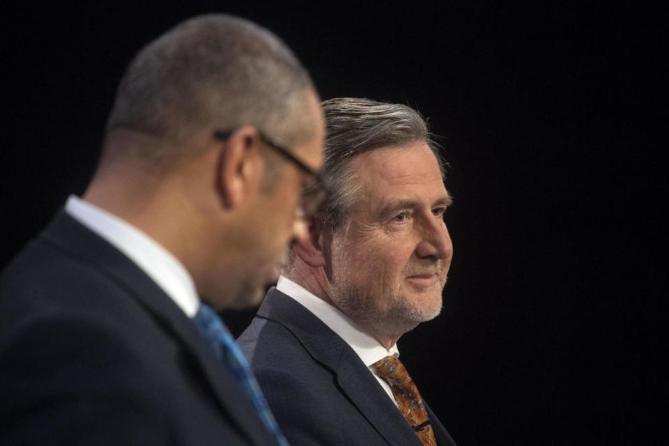 Conservative MP James Cleverly (left) and Labour MP Barry Gardiner (PA)