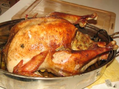 roasted Thanksgiving turkey