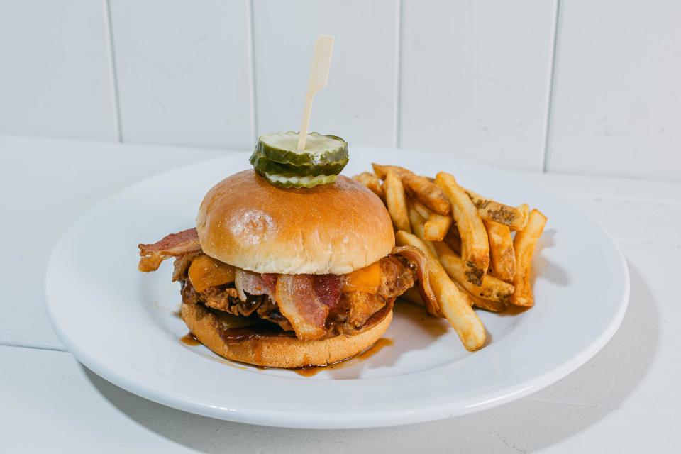 Bourbon Chicken Sandwich at Wild Eggs in Louisville.