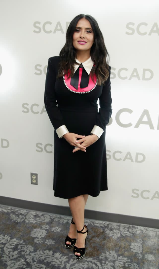 Salma Hayek at the 20th Anniversary SCAD Savannah Film Festival