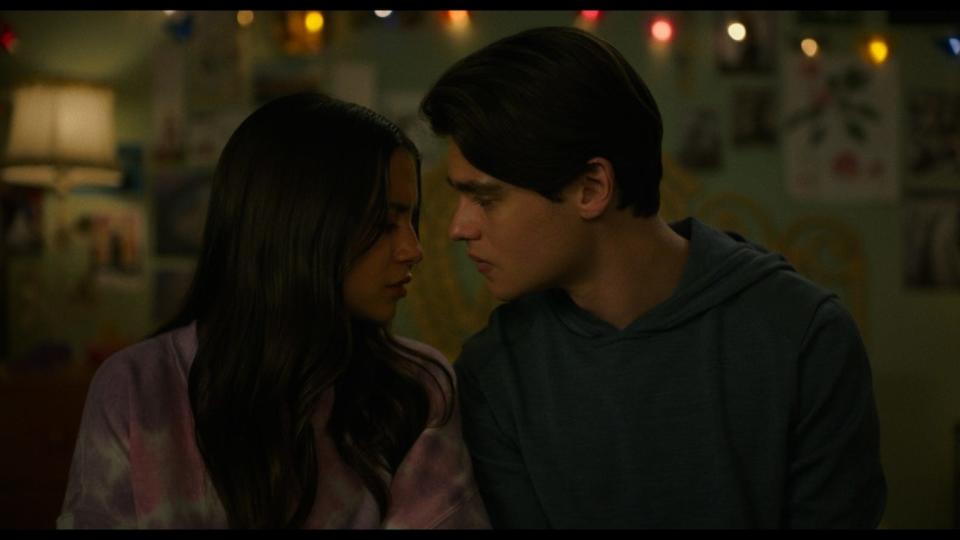 Isabela Merced and Felix Mallard star in the movie "Turtles All the Way Down," premiering on Max April 2, 2024. The movie is based a best-selling novel by John Green.
