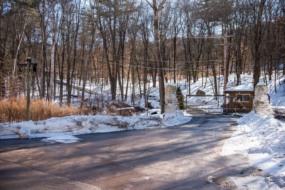 The entrance to Dragon Springs in Cuddebackville on January 20, 2022.