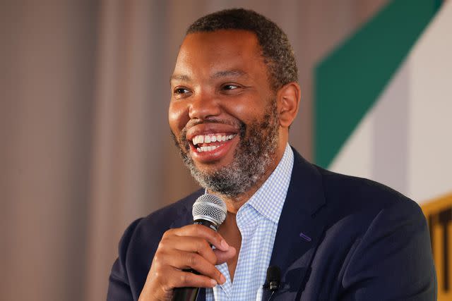 <p>Carol Lee Rose/Getty</p> Ta-Nehisi Coates during the Alight Align Arise: Advancing the Movement for Repair National Conference at Thompson Buckhead on June 07, 2023 in Atlanta