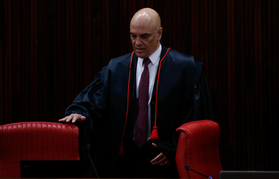 ***ARQUIVO***BRASÍLIA, DF, 18.08.2022 - O ministro Alexandre de Moraes, novo presidente do TSE (Tribunal Superior Eleitoral). (Foto: Pedro Ladeira/Folhapress)