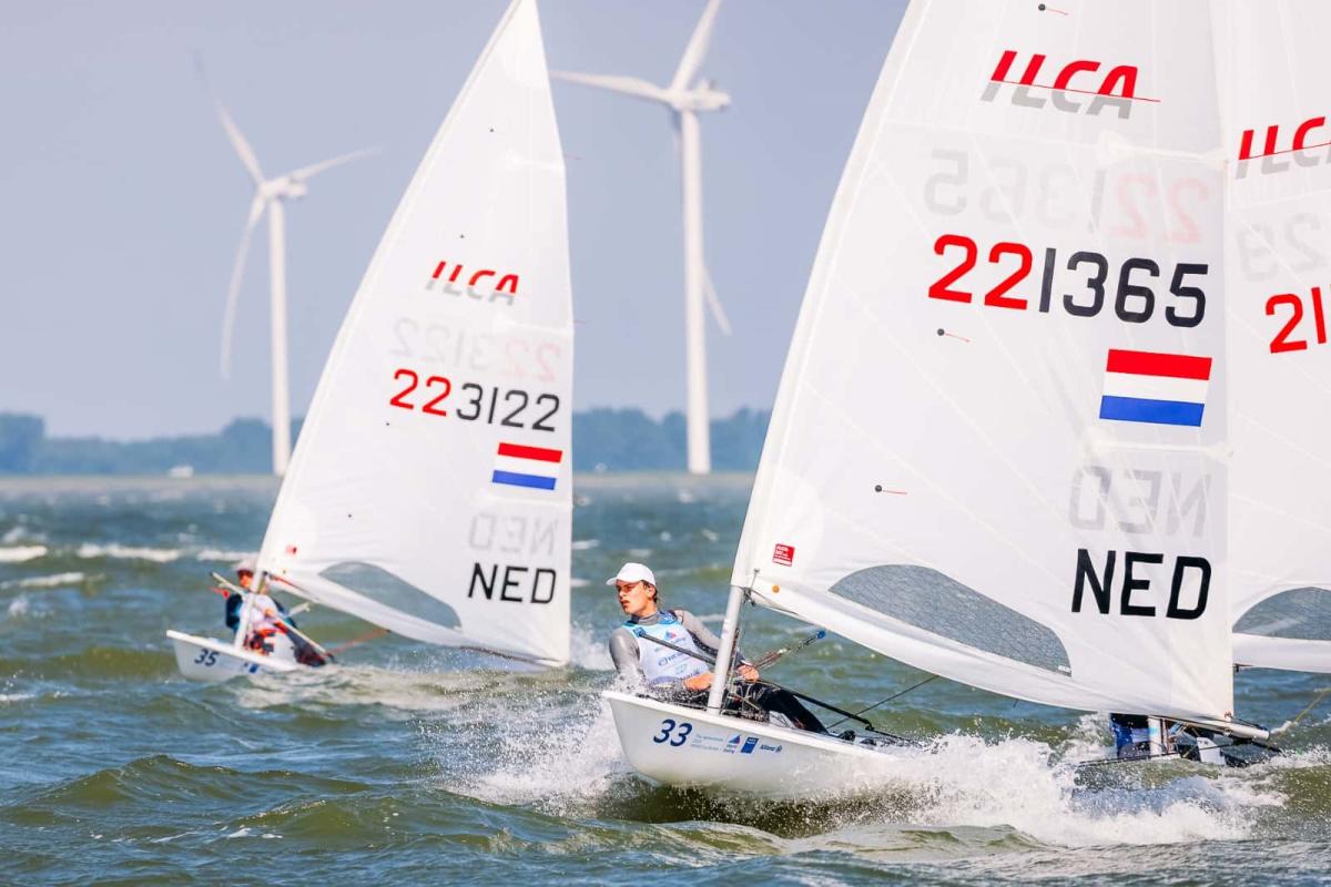 Een sterke start voor de Nederlanders in eigen wateren bij de Allianz Regatta