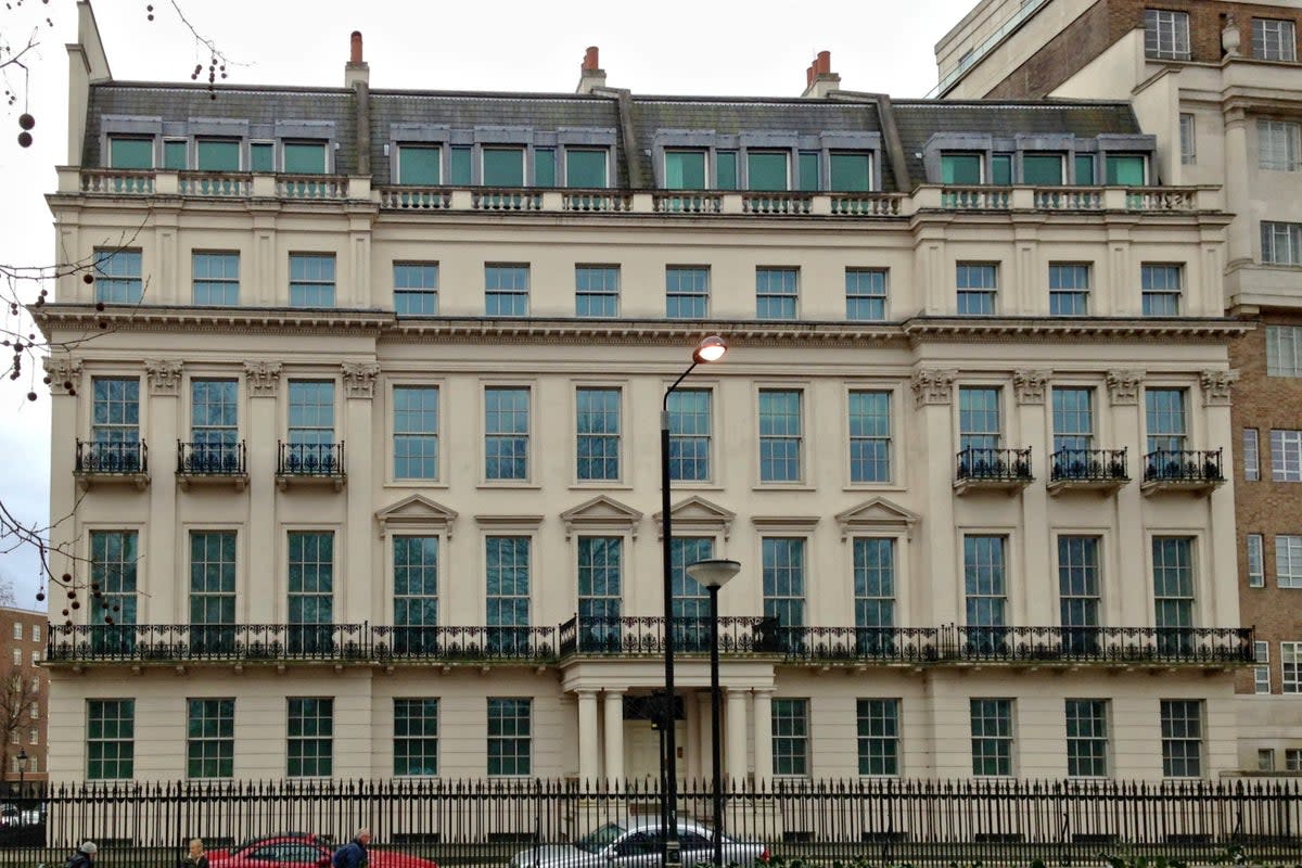The luxury mansion overlooking Hyde Park was sold for £210m in 2020 (handout)