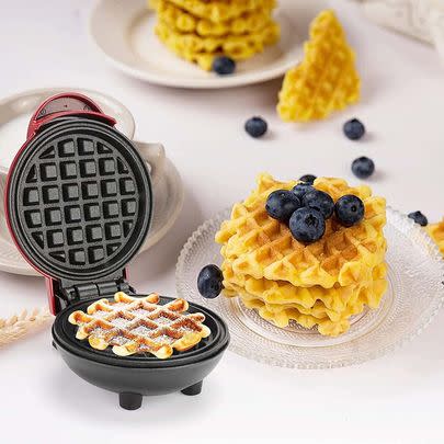 This mini waffle maker is a popular student essential on TikTok, especially if you're partial to a sweet treat.