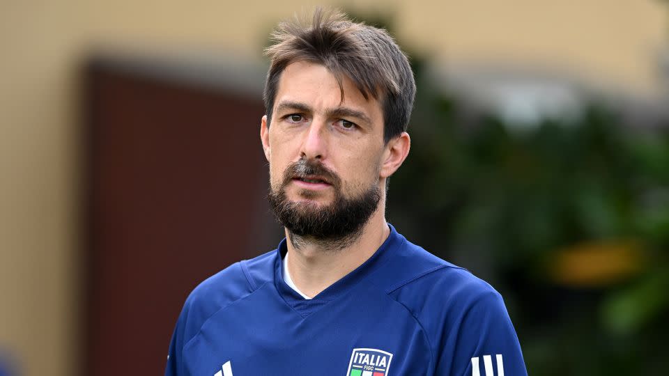 Acerbi, pictured here in October, 2023, has played 34 times for Italy. - Claudio Villa/Getty Images