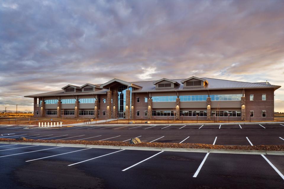 Headquarters Air Reserve Personnel Center, Buckley Air Force Base, Colorado, designed by Oklahoma City-based FSB Architects + Engineers.