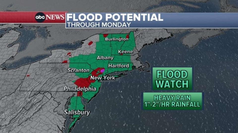 PHOTO: The Lower Hudson Valley in New York state faced a flash flood emergency on Sunday. (ABC News)