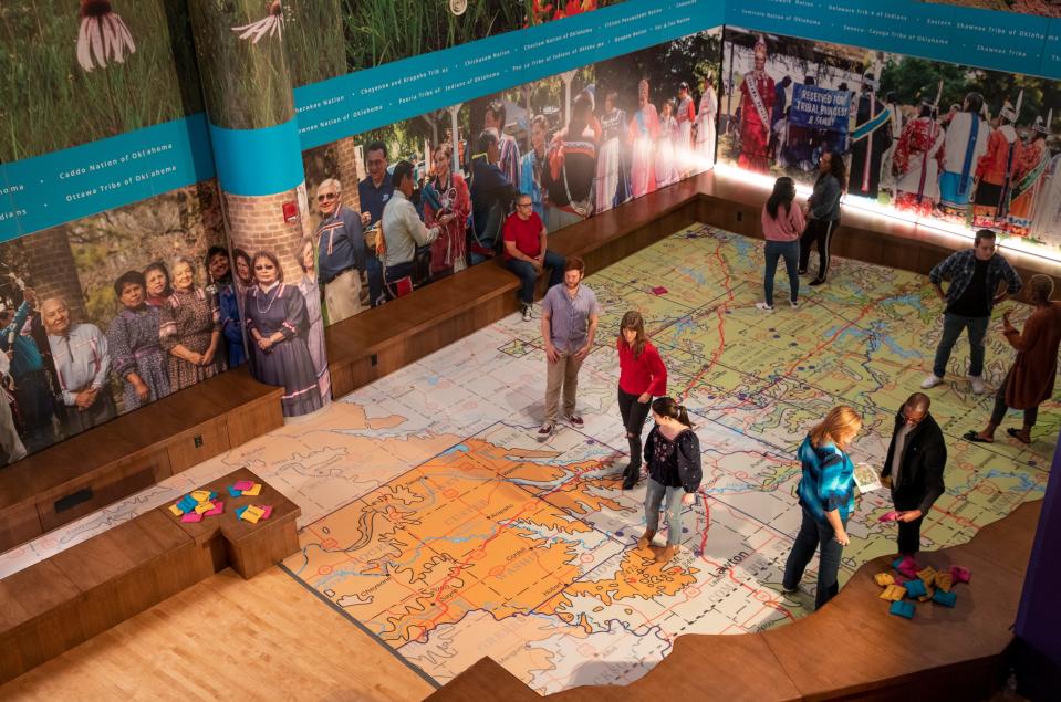 At the First Americans Museum in Oklahoma City, visitors experience the collective histories of 39 distinctive First American Nations in Oklahoma today. First Americans Museum shares the cultural diversity, history and contributions of the First Americans.