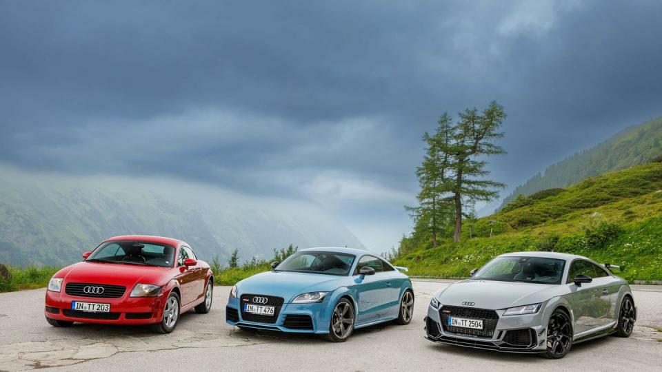 audi tt the three generations