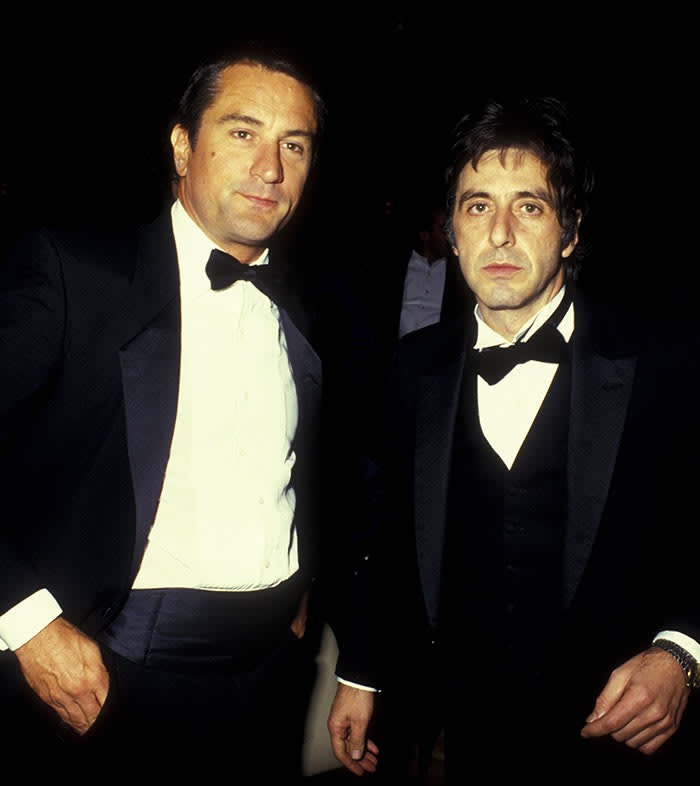 Robert de Niro y Al Pacino han coincidido en cuatro películas, entre ellas El padrino