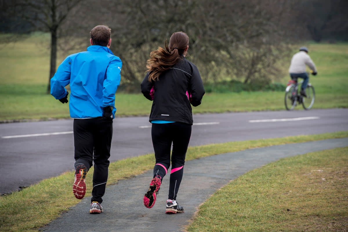 Concentrated exercise at the weekend is as good as activity throughout the week, a study suggests (Ben Birchall/PA) (PA Archive)