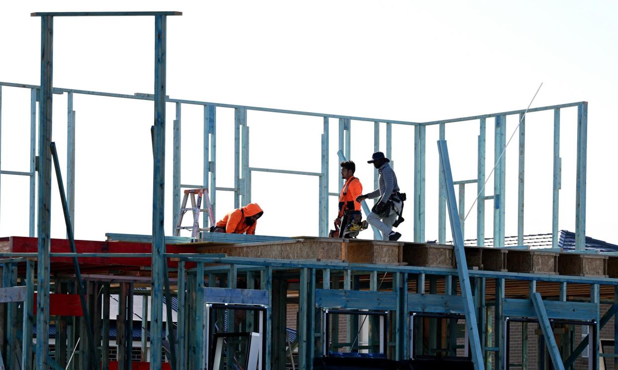 <span>Liberal senator Andrew Bragg says the Coalition needs to ‘hit the states hard where it hurts’ to accelerate the construction of homes to help housing affordability.</span><span>Photograph: Dan Himbrechts/AAP</span>