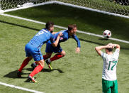 France was nearly upset by Ireland, but rallied in the second half of their Round of 16 matchup. They'll face an Icelandic team who are looking to pull off yet another upset of their own.