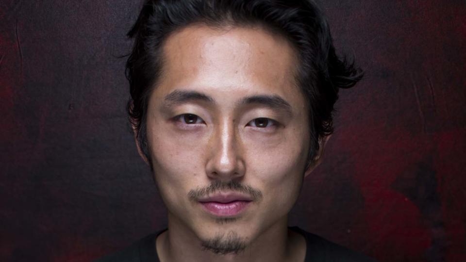 Steven Yeun of "The Walking Dead" is photographed at the L.A. Times Hero Complex photo studio at Comic-Con 2015