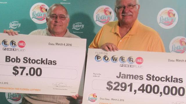 Two Brothers Claim Wins In Florida Powerball - One $291.4M And The Other $7