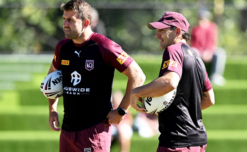 Josh Hannay and Billy Slater.