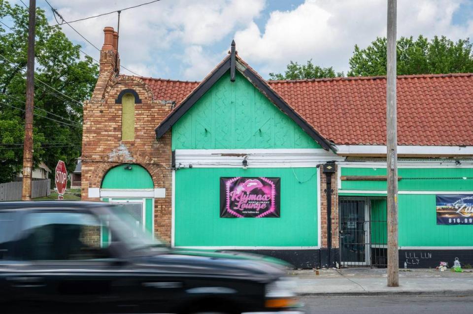 Klymax Lounge at 4244 Indiana Ave., seen on Monday, May 22, 2023, in Kansas City. Three people were killed and two were injured in a shooting Sunday at the nightclub.