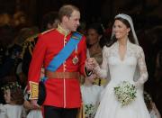 <p>The two tied the knot on April 29, 2011, and Kate officially became the Duchess of Cambridge. With that came new responsibilities, as Kate became a full-time working royal upon her marriage.</p>