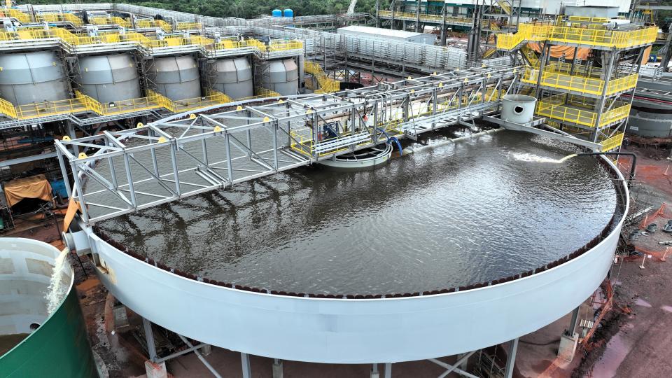 Tailings thickener at the Tucumã Project (May 2024).