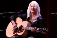 <p>Emmylou Harris was all smiles as she performed at City Winery in Nashville.</p>