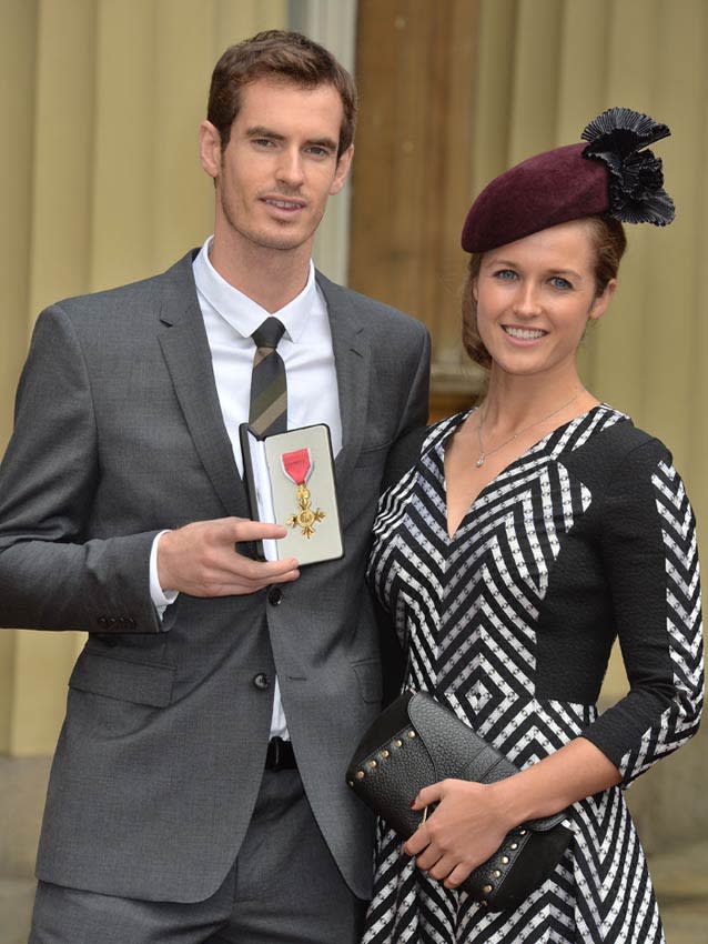 Andy Murray con su esposa Kim Sears